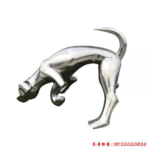 公園動物狗雕塑